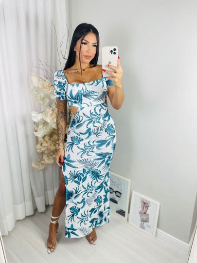 Vestido Longo Moça Moderna