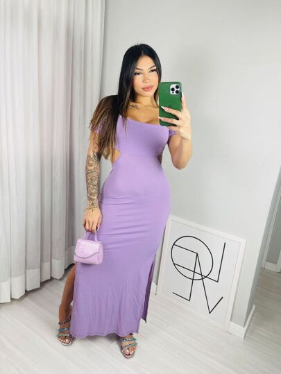 Vestido Longo Moça Moderna