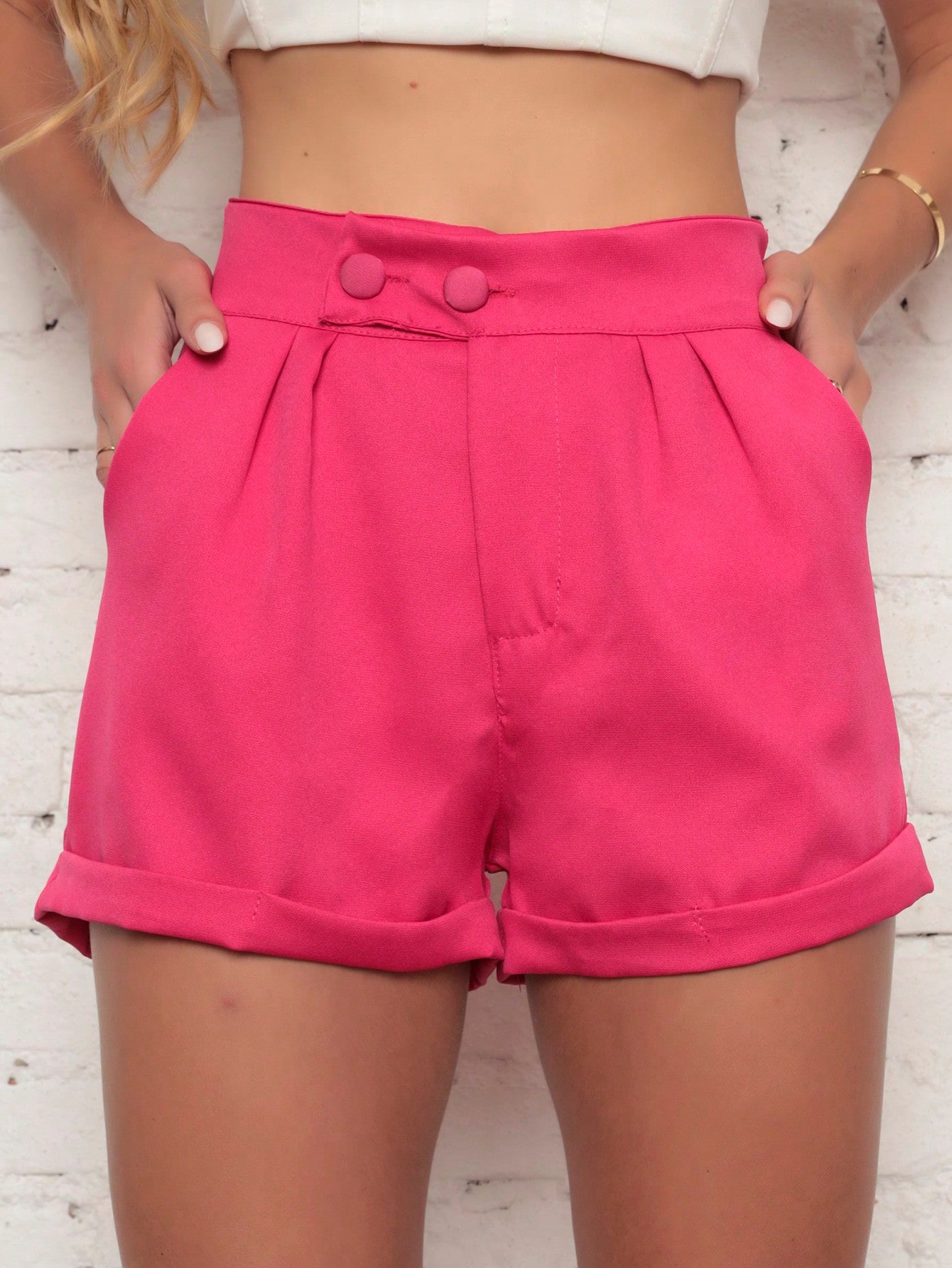Short Femenino Alfaiataria Moça Moderna