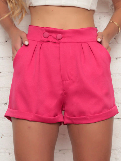 Short Femenino Alfaiataria Moça Moderna